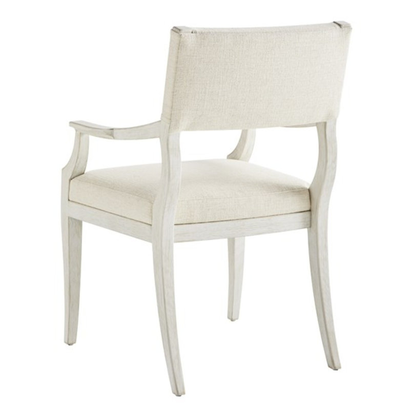 Ridge Upholstered Back Dining Armchair