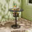 Raghul Round Metal Base Dining Table-2103947182