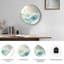 Horloge murale moderne abstraite
