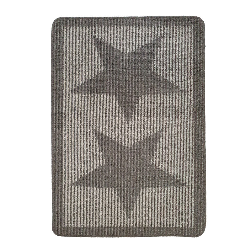 My Utility Star Kitchen Mat, Grey, Rectangle 67 x 100 cm