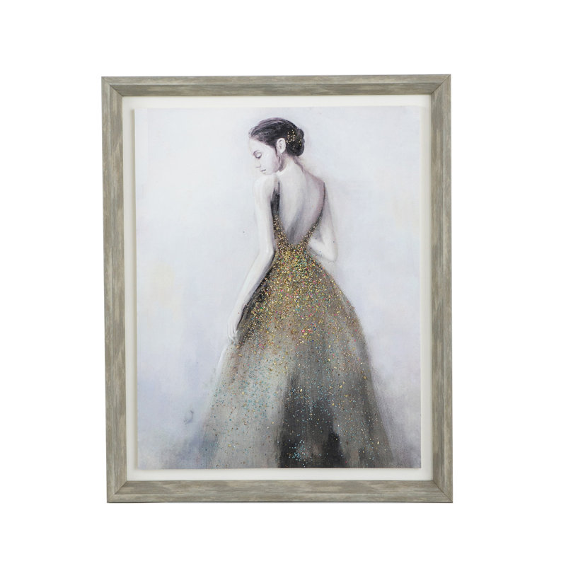 Figurine féminine 17 po x 21 po, décoration murale pour salon, salle à manger, bureau, chambre à coucher