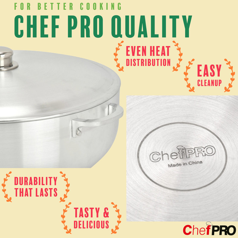 Pot à soupe en aluminium Chef Pro, 5,1 pte