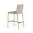 Ovando Upholstered Counter Stool with Metal Frame-441203438