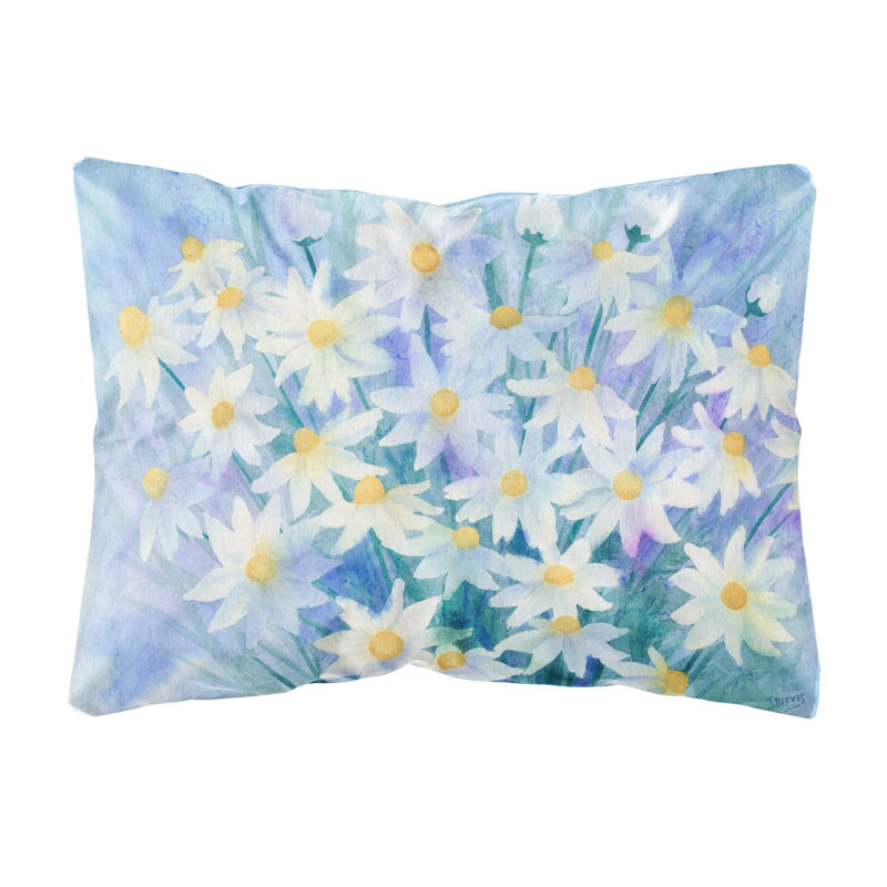  Coussin décoratif intérieur / extérieur en tissu Light and Airy Daisies