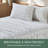 100% Cotton Sheets Queen - Deep Pocket Queen Sheets Ditsy Floral Patterned Crispy Percale Queen Sheets Soft Breathable Durable