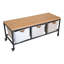 BANC EN BOIS / MÉTAL