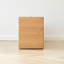 Armoire de rangement en chêne massif pour table de chevet
