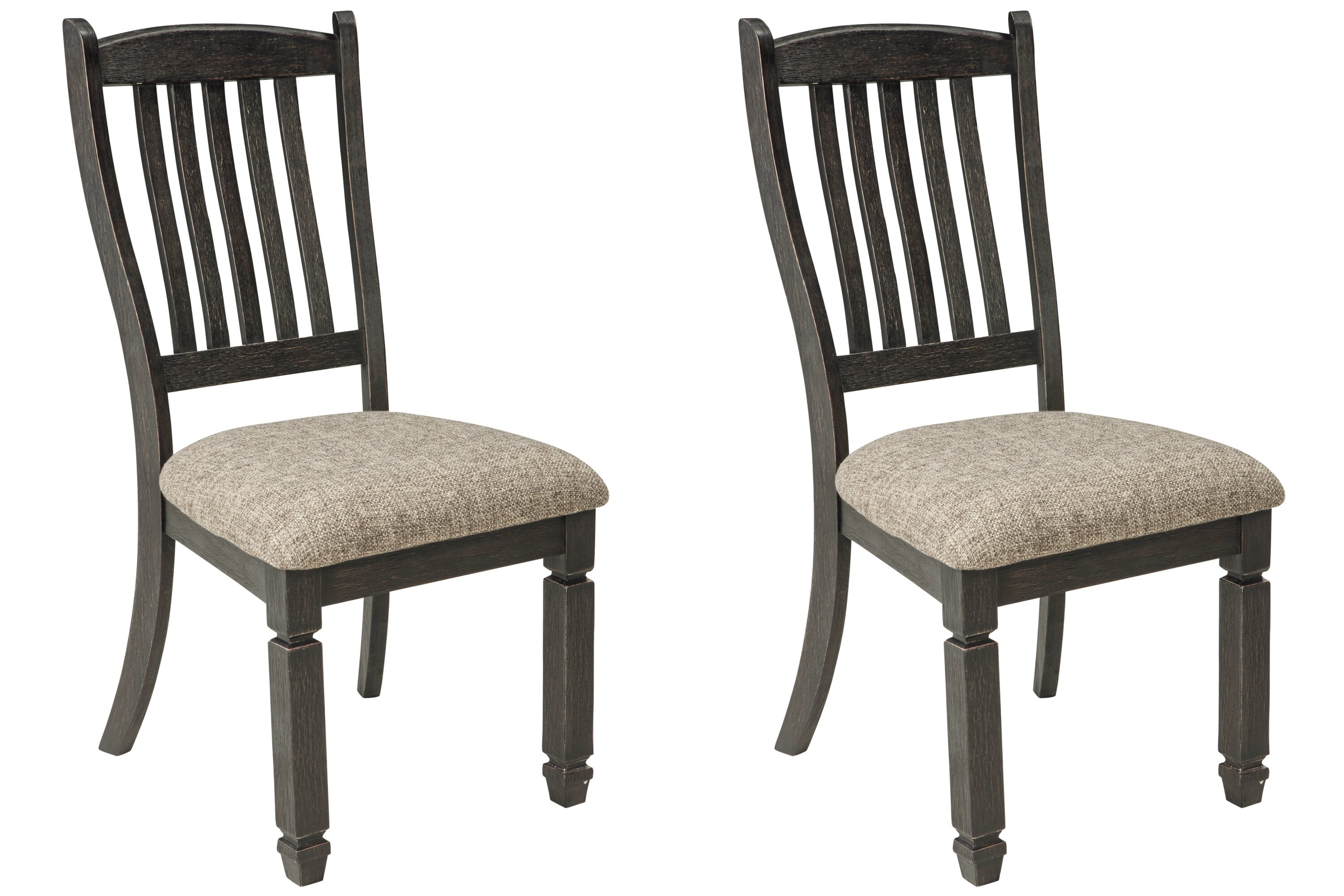 Amasya Ladder Back Side Chair (Set of 2) Lark Manor Color: Black