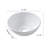16" L x 16" W Bathroom Vessel Sink White Ceramic Bathroom Sink Circular Above Counter Bathroom Vanity Sink