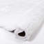 Tapis blanc à poils longs Feather-22412350