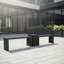 Banc rond Dune - noir