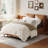 Boltz Zero Clearance Adjustable Massaging Bed Frame with Wireless Remote & Light-87777020