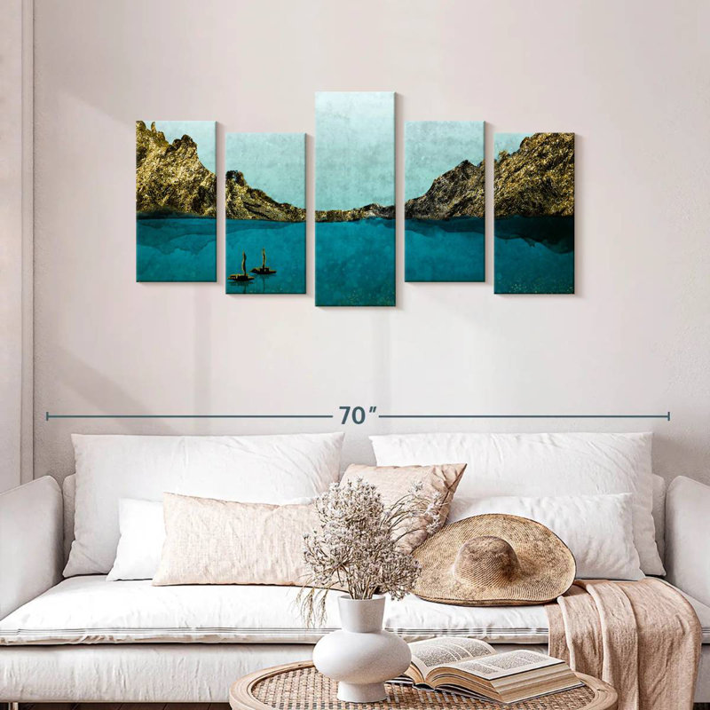 Alvord Island Hopping, 24" H x 49" W