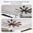 72" Modern Ceiling Fan with Light and Remote, 10-Blade Large Room Ceiling Fan, Quiet Reversible DC Motor, 3CCT LED for Living Room and Great Room-844899018-844899019