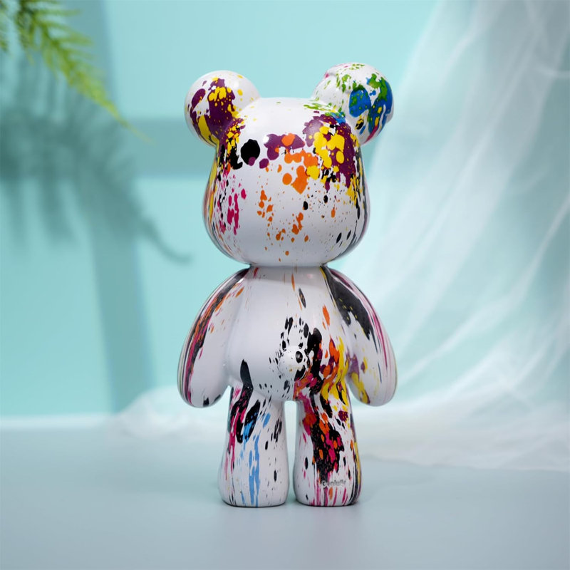 Décoration abstraite statue d'ours