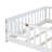 Twinkle Modern Floor Bed Set With Door, Rubber Wood And Safety Guardrails-115630470-115630469