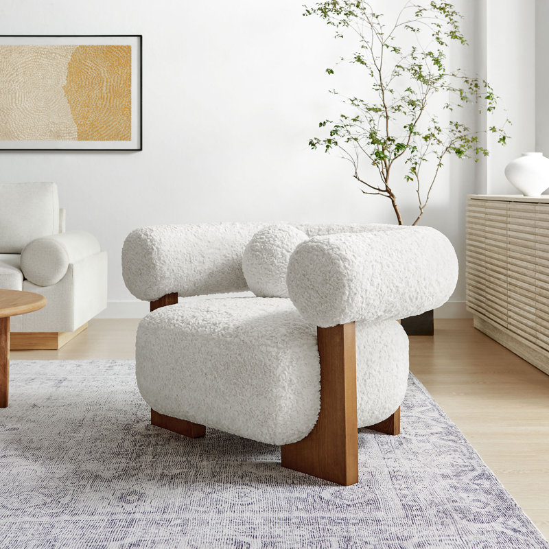 Fauteuil d'appoint en tissu Jace