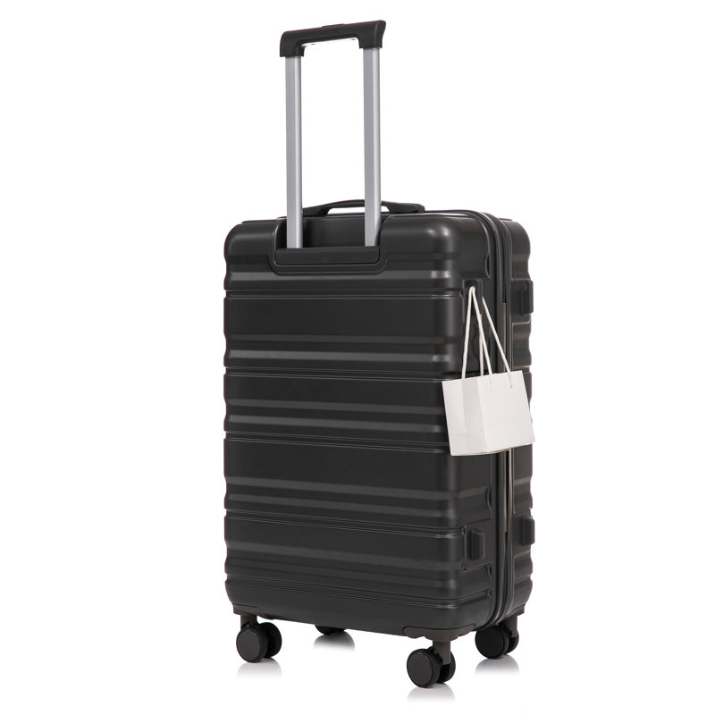 20 po / 24 po / 28 po 3 pièces / ensemble en valise à roulettes ABS, valise de cabine, couleur assortie, serrure à combinaison