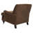Elegant Henn Faux Leather Accent Chair – Faux Leather Upholstery & Birchwood Frame for Home, Office-963406565