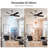 52" Modern Dimmable Ceiling Fan With Light And 6-Speed Remote Control, Reversible Dc Motor