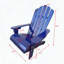 Chaise Adirondack pour enfants en bois massif - bleu-1664502160