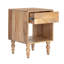 Orleans 45.75cm W Solid Wood Bedside Table-1269593799