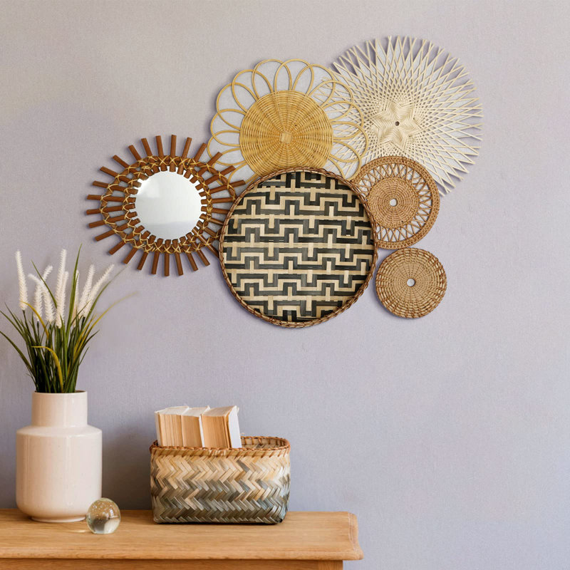 Boho Wall Decor on Fabric