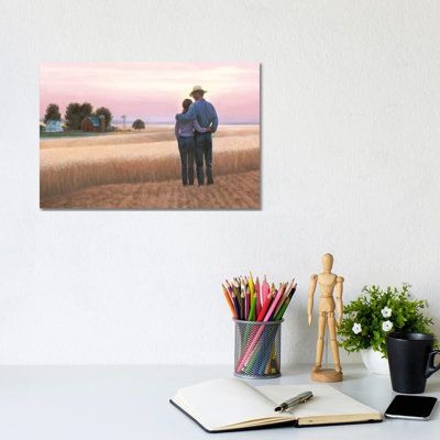 Family Farm by James Wiens - Wrapped Canvas Painting
