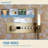 Ceiling Rain Brushed Gold LED Shower Head with Handheld Spray Thermostatic Rainfall Shower System Set and Body Jets
