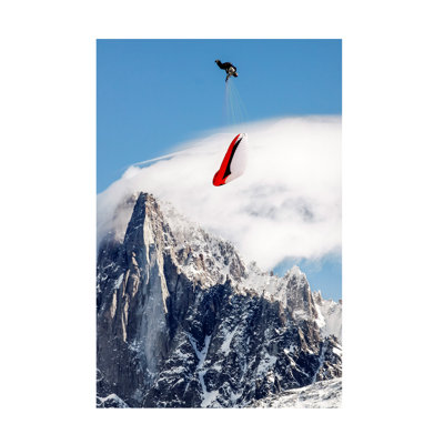 Wrapped Canvas Wall Art - Tristan Shu 'Infinity Tumbling' Wall Art for Living Room, Bedroom, or Office Décor  - 16x24