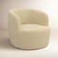 Maya Swivel Chair In Boucle-199708909