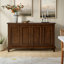 Erwin Traditional 58" Wide Sideboard with Wine Bottle Storage