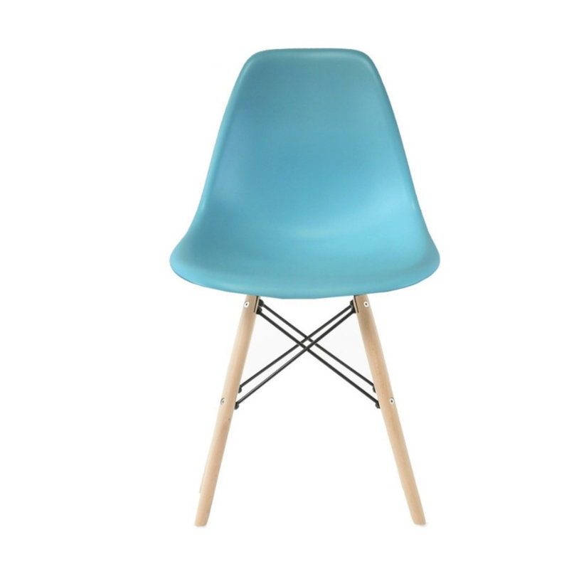 Eghard 17.5'' H Side Chair, Light Blue