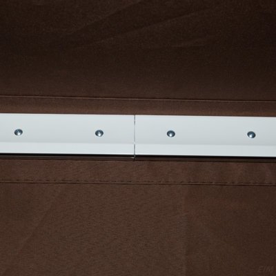 Auvent de patio rétractable avec abat-jour avec poignée à manivelle, tissu résistant à l'eau et aux rayons UV 280G / m² et cadre en aluminium pour terrasse, balcon, cour