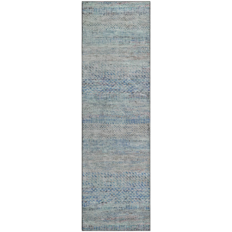 Premium Machine Washable Marasco AMF1634 Stripes Rug, Runner 2'3" x 7'6"