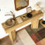 Rustic Side Table,Compact Console Table