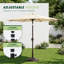 Base de parasol ronde en plastique Belanna-1788966659