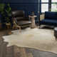 Charlize Handmade Cowhide Pearl/Beige Rug