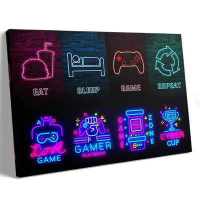 Game - Wrapped Canvas Graphic Art