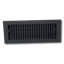 Madelyn Carter Solid Aluminum Contemporary Vent Cover with Damper - Floor & Wall Register - Black-65530791-65530787