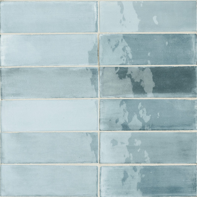 Céruléen émaillé italien 2 x 6,5