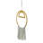 Round Metal Wall Hanging with Tassel