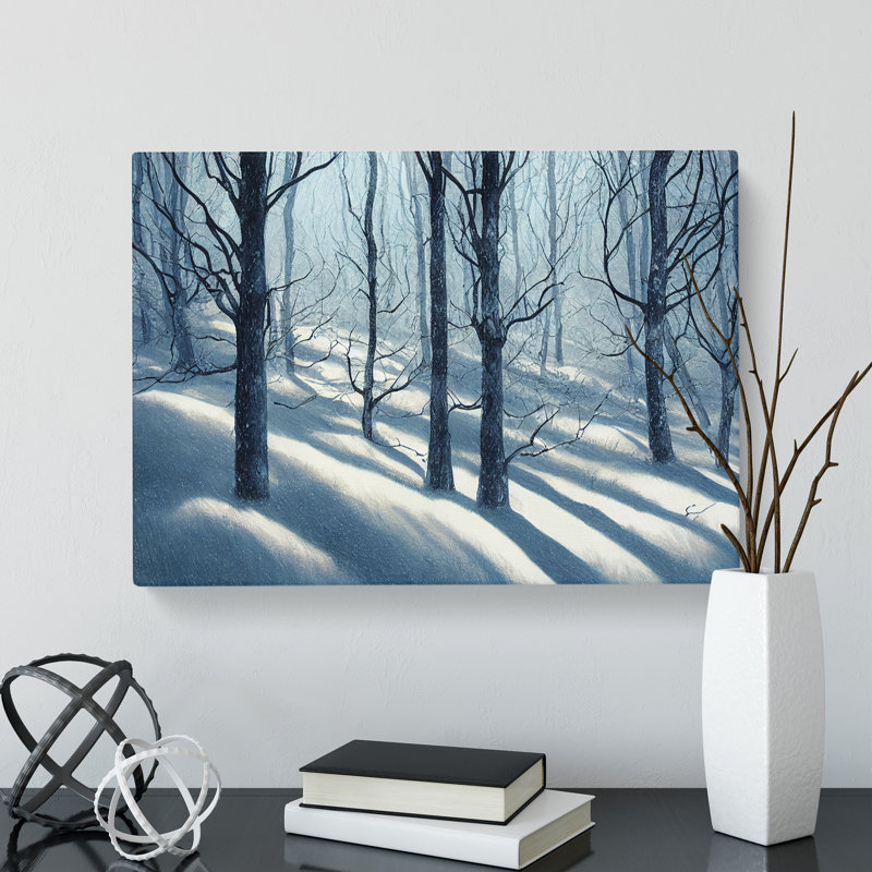Revered Winter Forest - Wrapped Canvas, 50cm H x 76cm W x 3cm D
