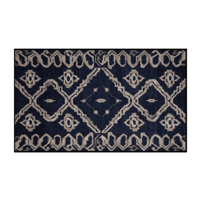 Tapis gris lavable à la machine