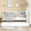 Lit de jour en bois avec lit simple-535192095