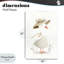 Charmante oie sur plaque murale Sunhat, design par Ink Drop Loft-1179478759