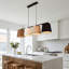 Luminaire suspendu pour îlot de cuisine avec hauteur réglable et 4 lumières-425740394-425740404