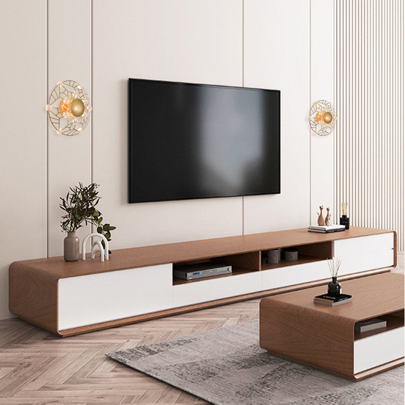 Applique murale dorée 12 lumières Transitional