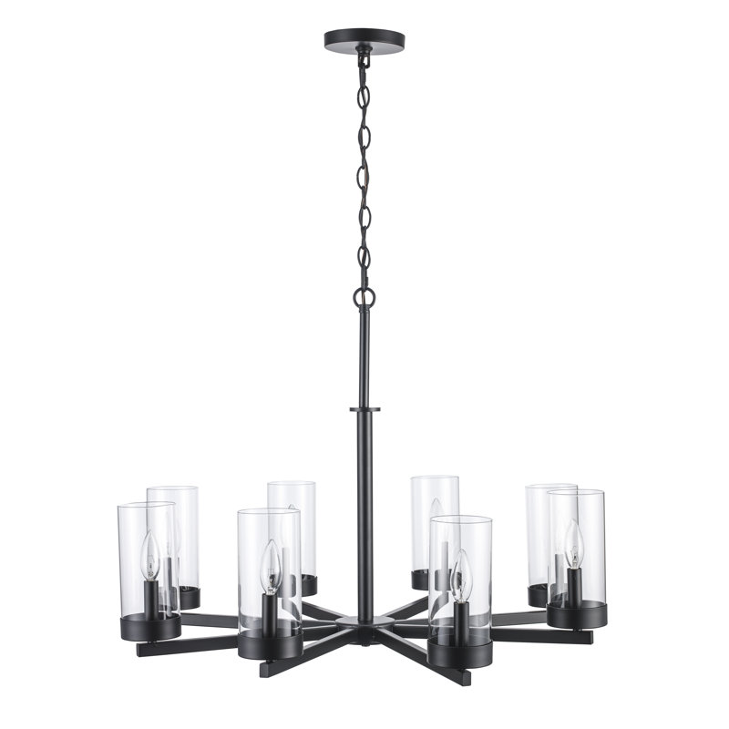 Lustre classique à 8 lumières avec abat-jour Oralla