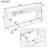 Desinae 63" Console Table Sofa Table with Storage Drawers and Bottom Shelf for Entryway Hallway-2034269614